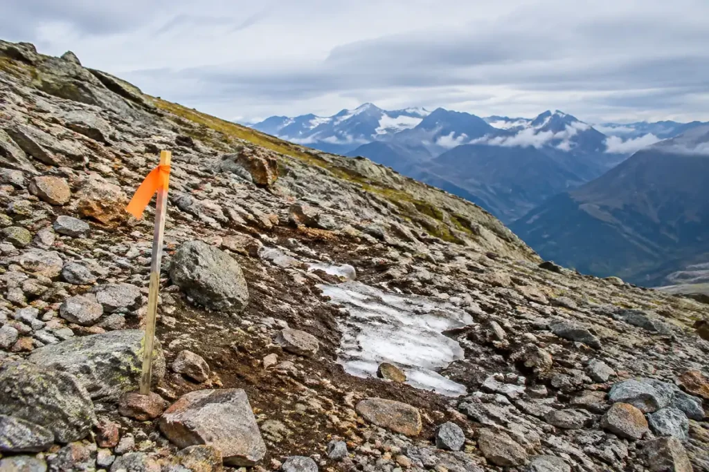 Fehlender Permafrost machte den Berg sogar stabiler